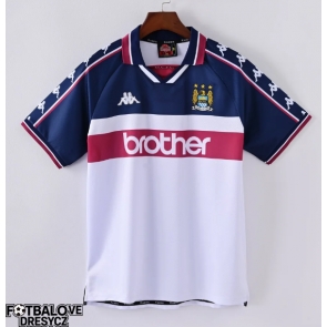 Manchester City 1997-1998 Retro Venkovní Dres Krátký Rukáv Manchester City 1997-1998 Retro Venkovní Dres Krátký Rukáv